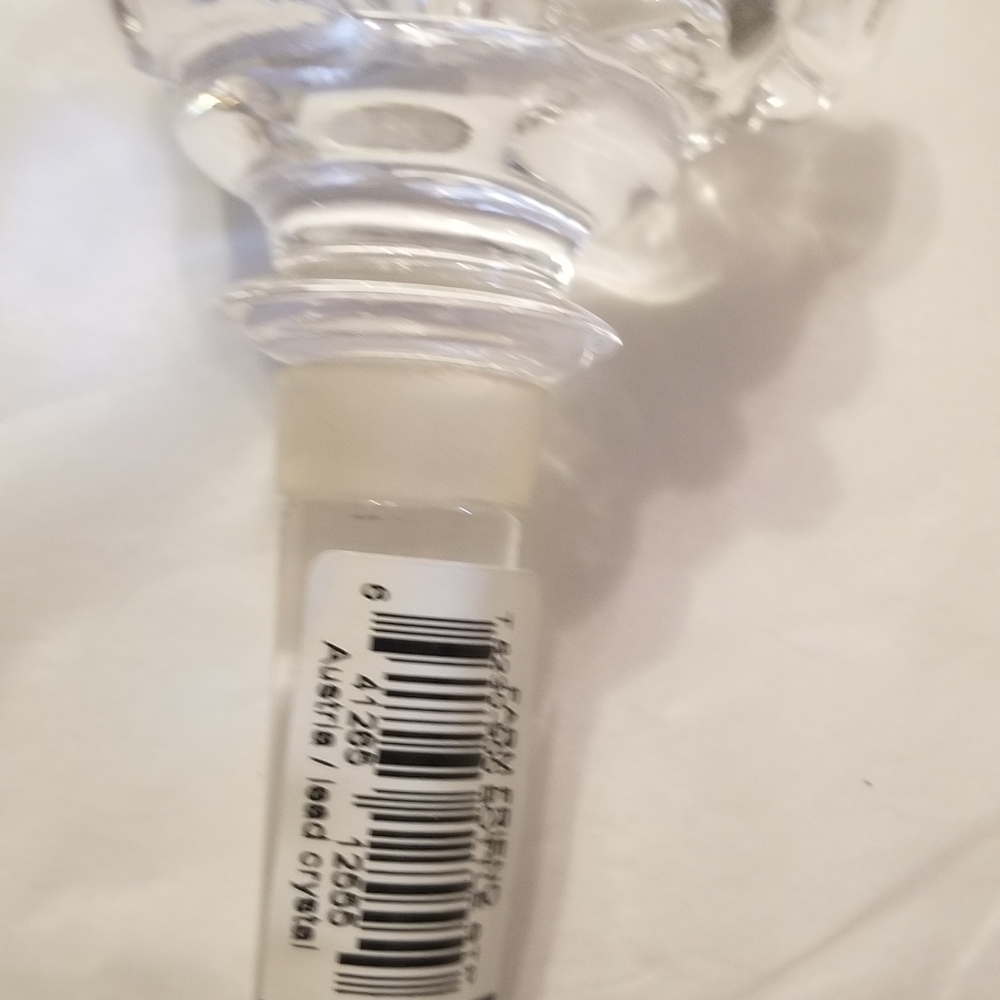 Nib lead crystal Mikasa wine stopper